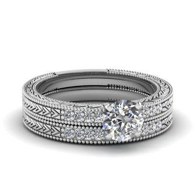 زفاف - Best Selling 1.5ct Moissanite Bridal Ring Sets