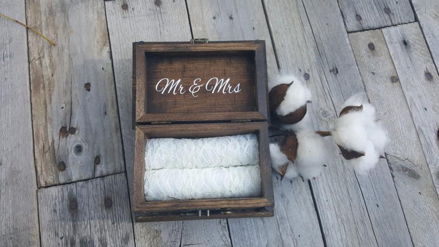 Свадьба - Custom Wedding Ring Box 