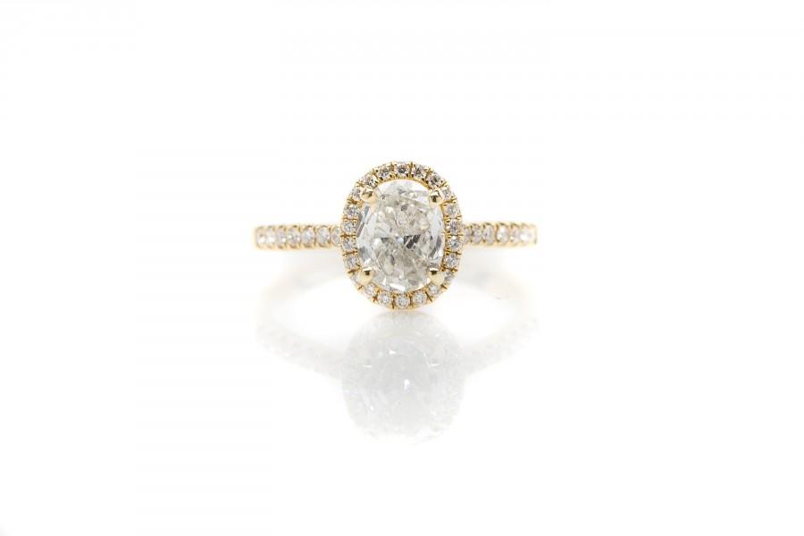 زفاف - Oval Diamond Engagement Ring - Miriam's Jewelry