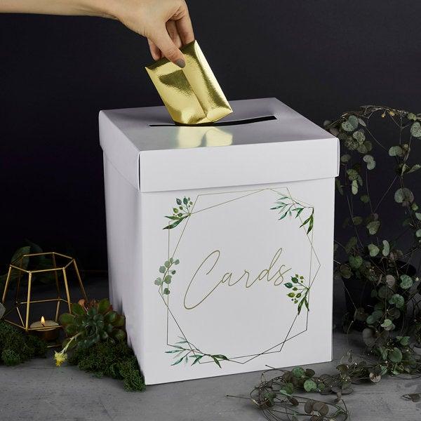 Свадьба - Gold Wedding Cards Post Box, Wedding Cards Box, Wedding Supplies, Rustic Wedding Decorations, White Gold Script Post Box, Gold Wedding