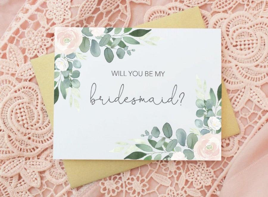 Hochzeit - Will you be my Bridesmaid Card - Bridesmaid Card - Bridesmaid Gift - Be My Bridesmaid Card - Wedding Cards - Bridesmaid Proposal Card
