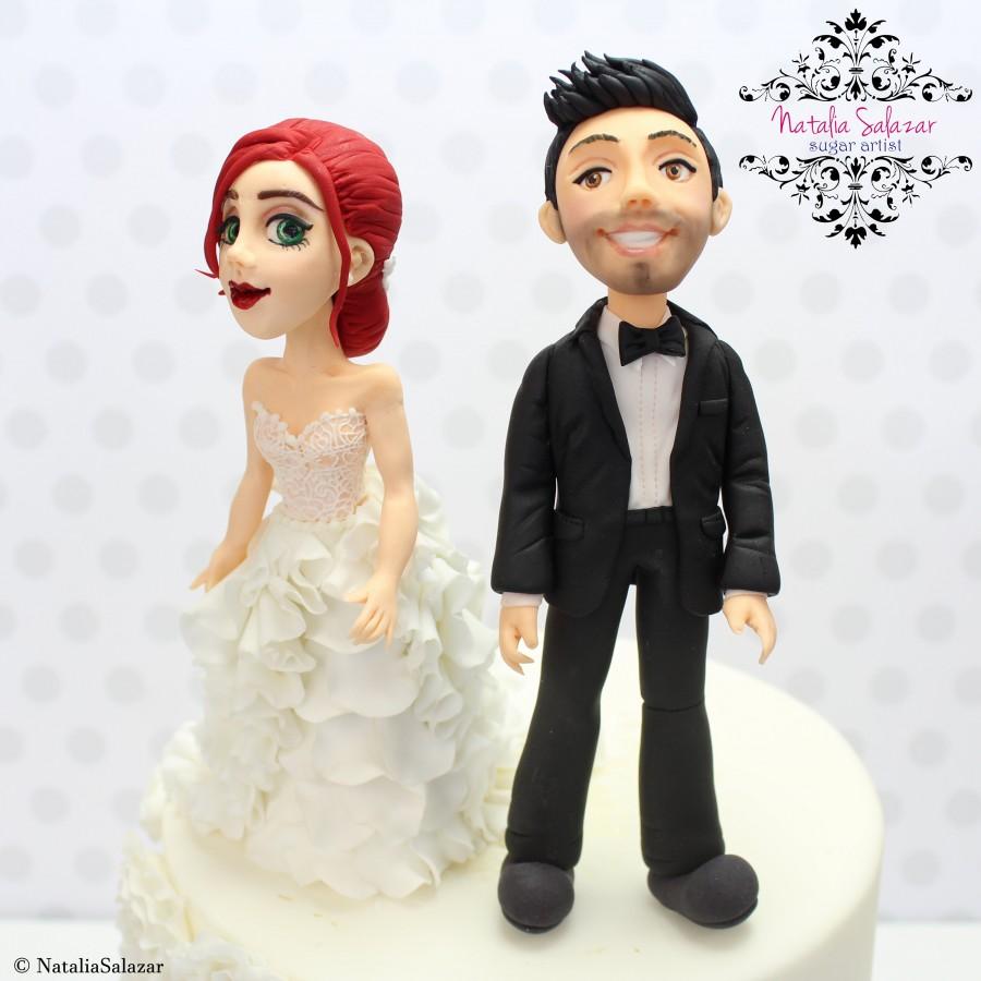 Hochzeit - Wedding couple cake topper