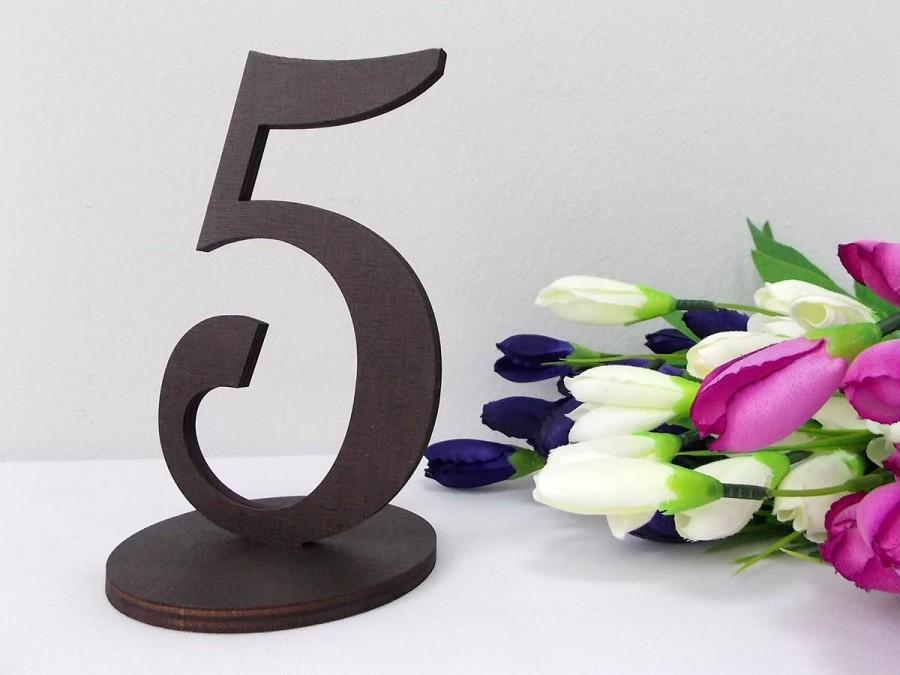 Mariage - Table Numbers Wedding, Gold Table Numbers, Wedding Table Numbers, Wood Table Numbers, Freestanding Table Numbers, Rustic Wedding Numbers