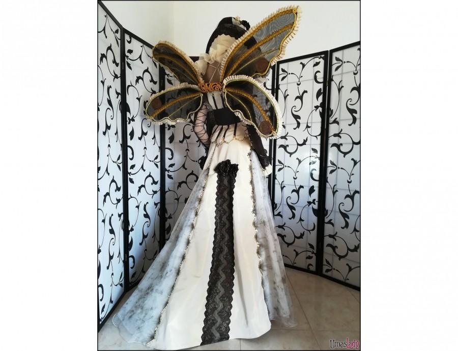 زفاف - Champagne Steampunk fairy wedding gown 