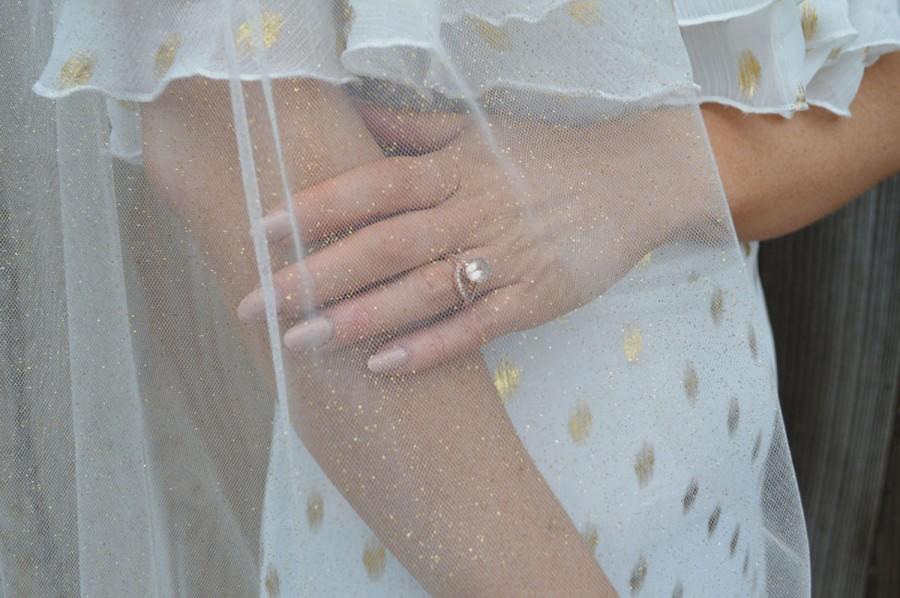 Wedding - Ivory Glitter Veil