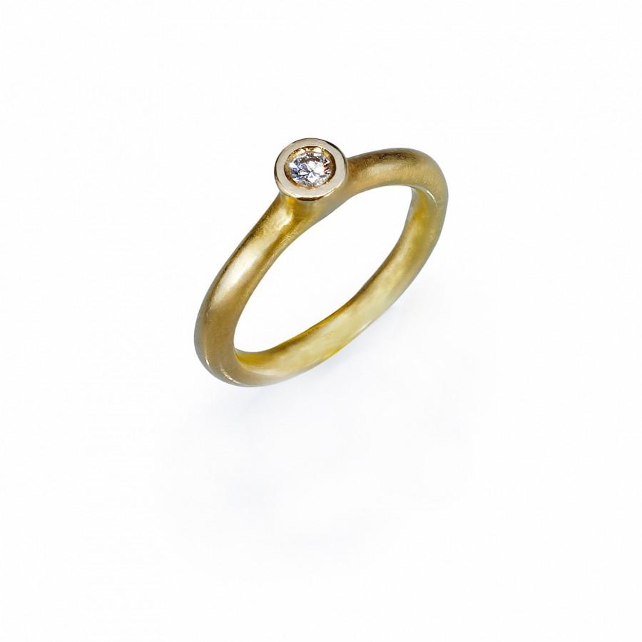 Mariage - Bezel Wedding Ring