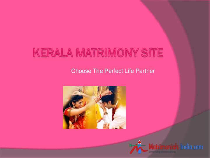 Wedding - Kerala Matrimony Site