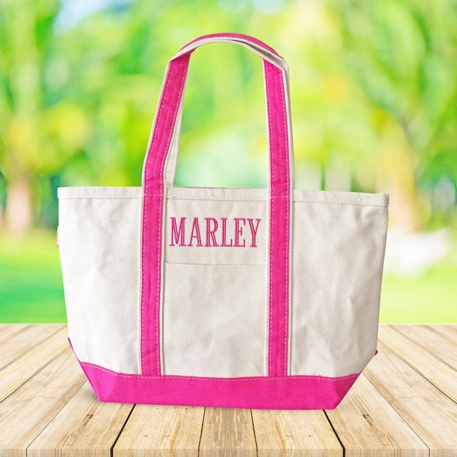 Hochzeit - Personalized Canvas Tote Bag, Monogrammed Tote Bag, Personalized Graduation Gift, Bridesmaid Tote, Custom Canvas Tote Bag, Beach Gift Tote