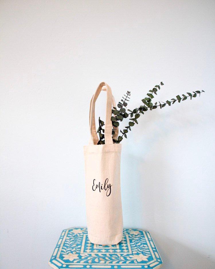 Mariage - Personalized Wine Bag 
