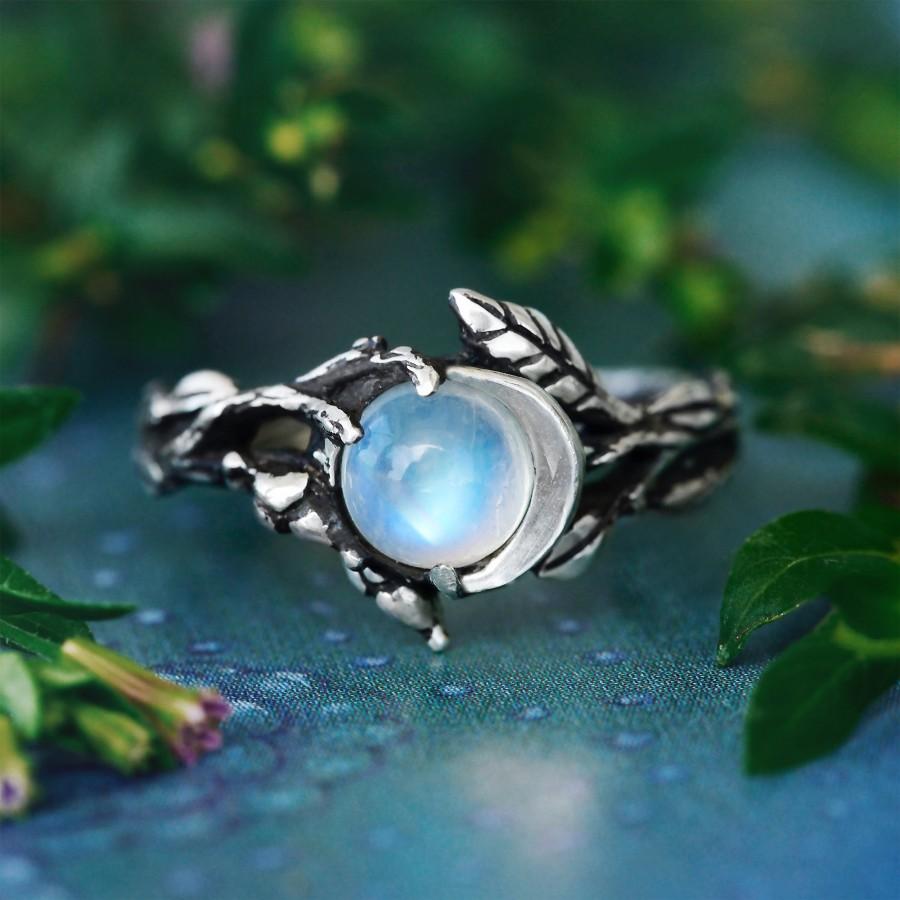 Свадьба - Moonstone Ring “Luna” 