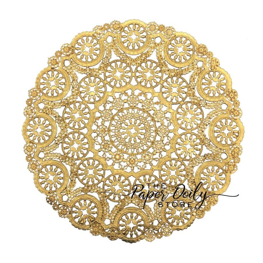Mariage - Gold Doily 