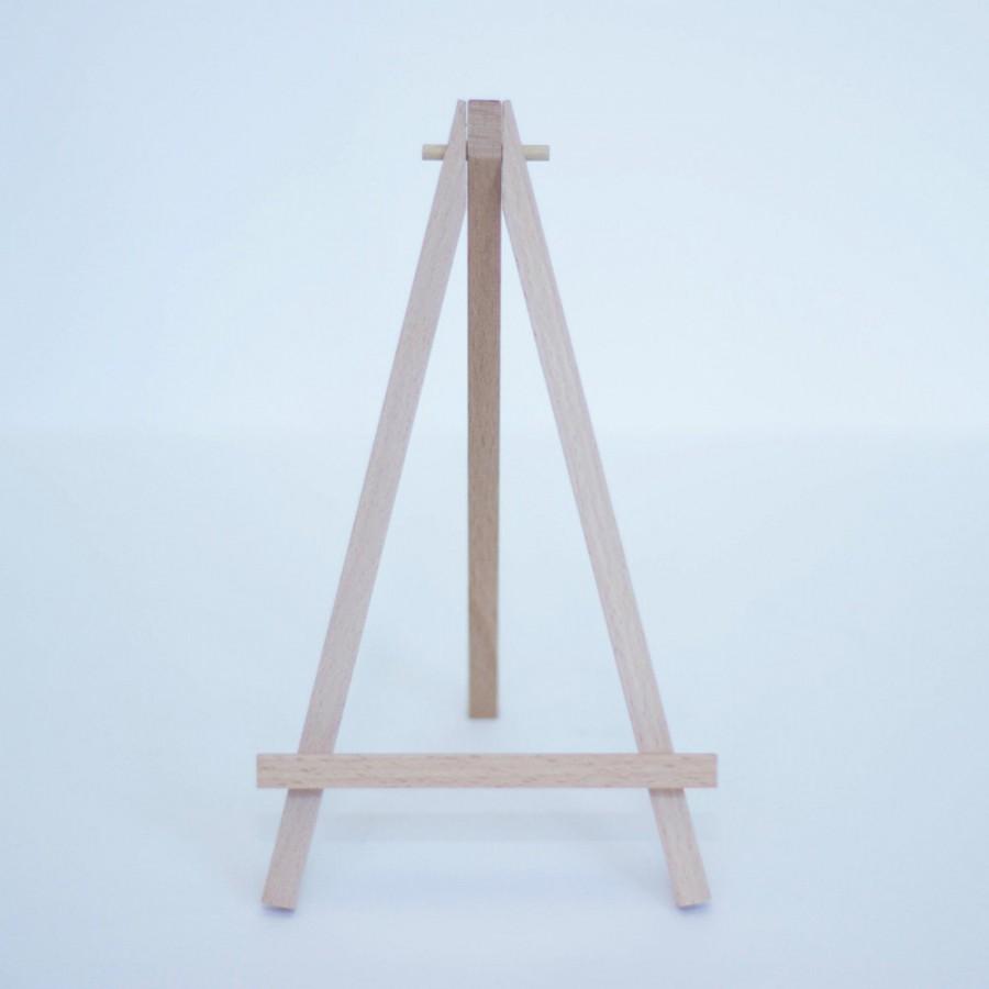 Hochzeit - Small Wooden Easel 20cm, Wedding Decorations, Table Centre Pieces, Wedding Table Numbers, Party Table Numbers, Party Signs