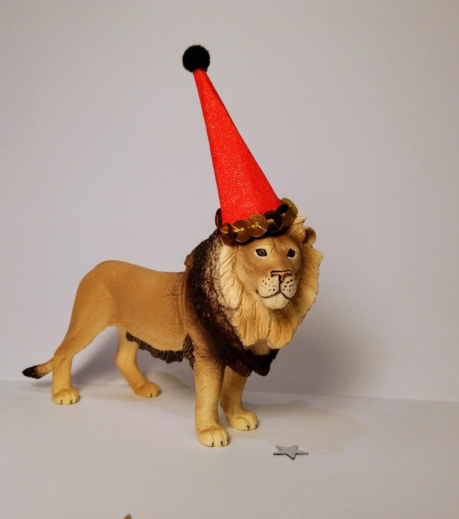 زفاف - Animal cake topper, Schleich lion. Kids birthday, party animals, cake decoration.