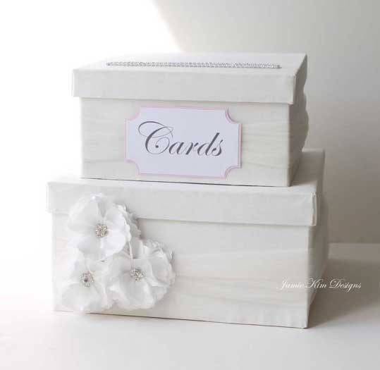 Hochzeit - Wedding Card Box Money Box Gift Card Box - Custom Made to Order