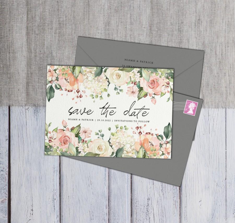 Wedding - Photo Save The Date, Photo Save The Dates, Save The Date Cards, Wedding Save The Date, Picture, Pink