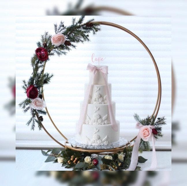 Wedding - 2020 Cake Stand/ Wedding Decor/ Metal Round Stand