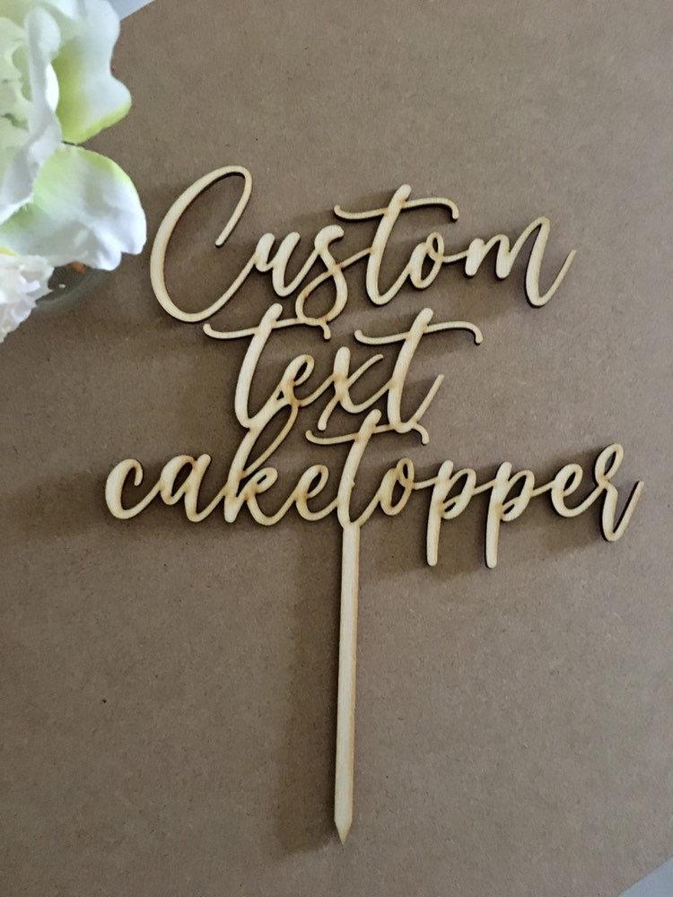 Mariage - Custom Cake Toper, Custom Order, Glitter Cake Topper, Wedding, Engagement, Baby shower, Birthday, Gender Reveal, Custom Topper