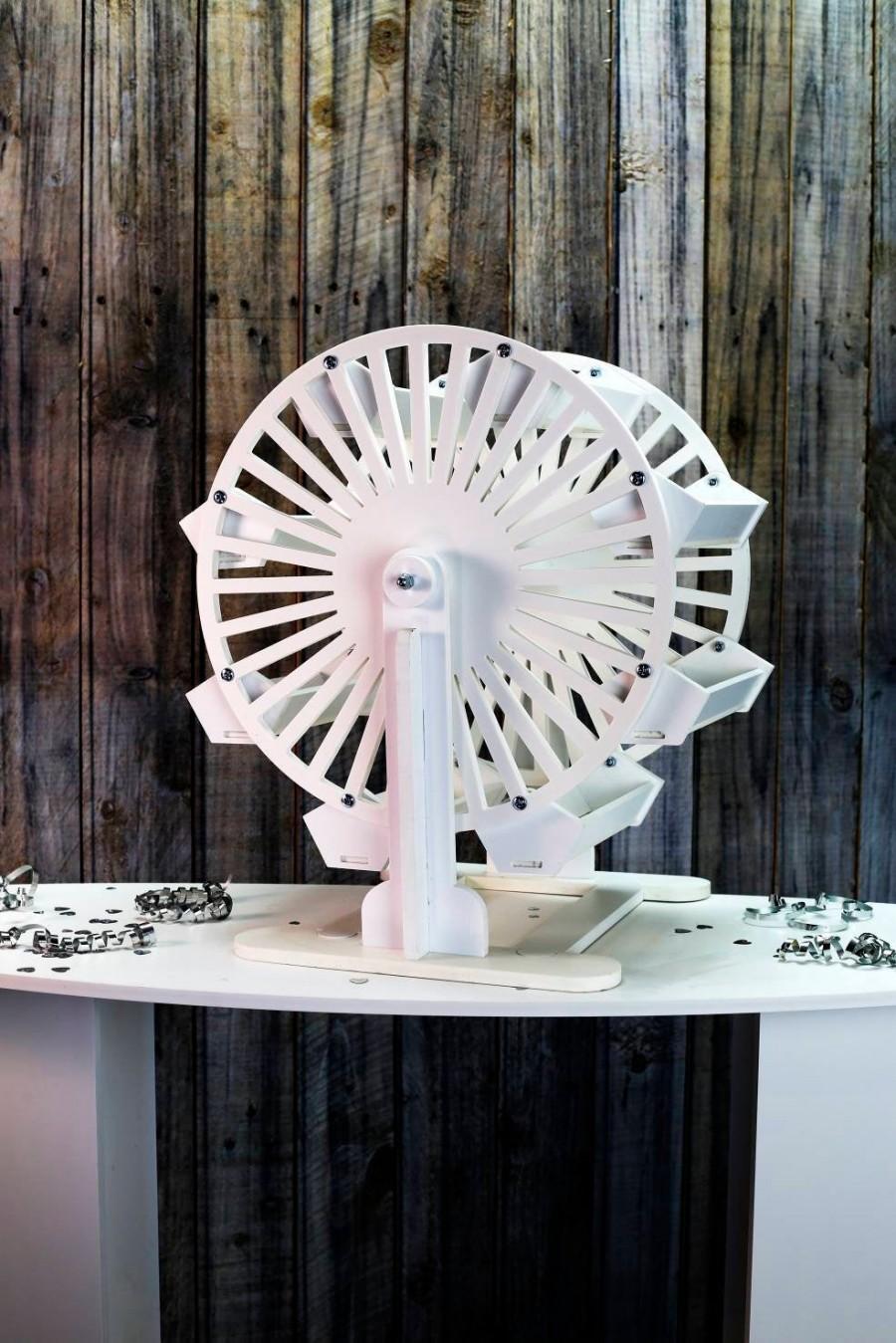 Hochzeit - Ferris Wheel Candy Cart 10mm White Plastic, Various Size Options 30cm - 90cm Waterproof Plastic. Freestanding