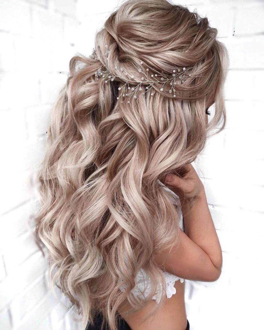 زفاف - Bridal Hair vine Wedding Hair vine Bridal hair accessories Wedding Hair Accessories Rose Gold Bridal Hair Vine Silver Bridal Hair piece