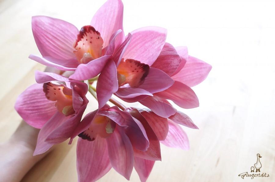 زفاف - Pale Magenta Boat Orchids Bouquet (FB0058-02) 