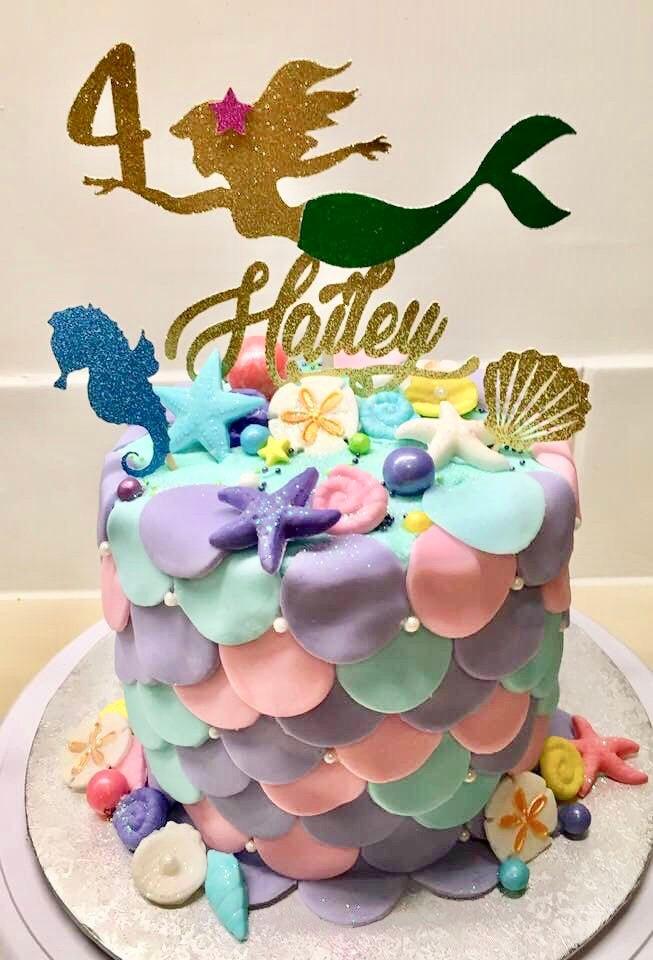 Wedding - Mermaid Cake Topper 