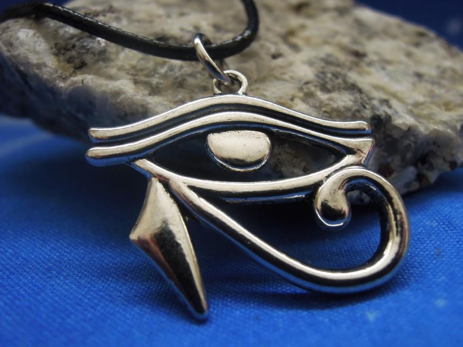Свадьба - Eye of Horus Pendant - Wedjet - Egyptian Eye - Horus - Egyptian Pendant