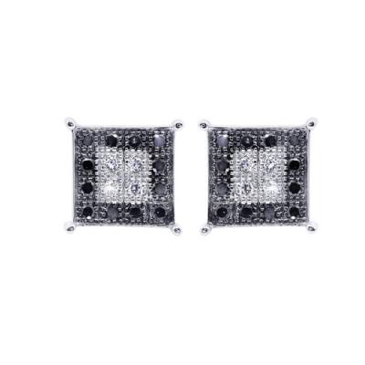 Mariage - Diamond Earring For Men 0.32 Carat Made In 14k White Gold Best Price