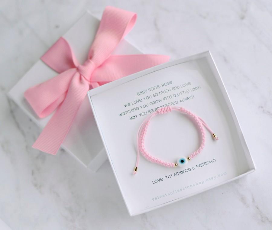 Mariage - New Born Gift Baby Gift Protection Bracelet for Baby Bracelet for baby Matching Mom and Baby Bracelets Matching Family Bracelets mal de ojo