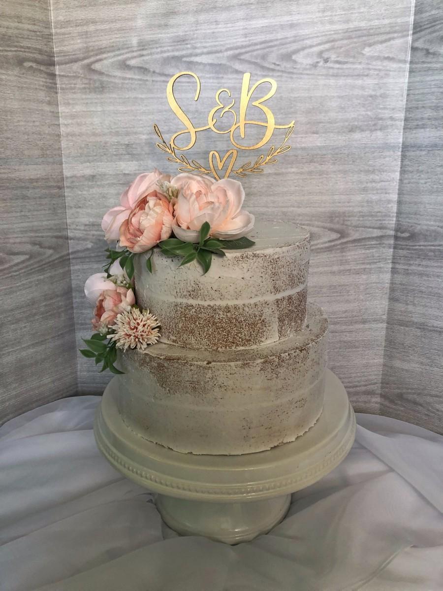Wedding - Personalized Wedding Cake Topper 