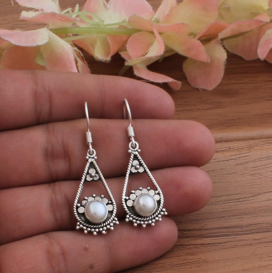 Pearl Stud Earrings Ybriefbag Elegant Fringe Hanging 925 Sterling Silver Earrings Ladies Special Starlight Gift 