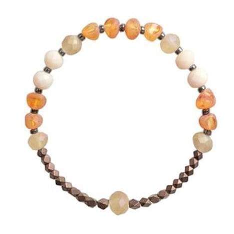 Wedding - Raw Baltic Amber Beads Bracelet