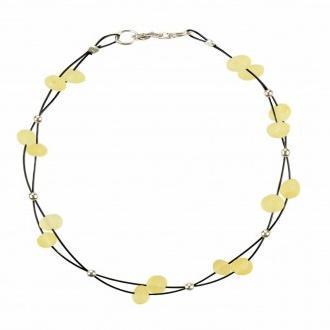 Wedding - Yellow Baltic amber bracelet