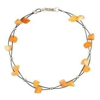 زفاف - Butterscotch Baltic amber bracelet
