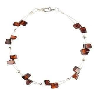 Wedding - Cherry Baltic amber bracelet