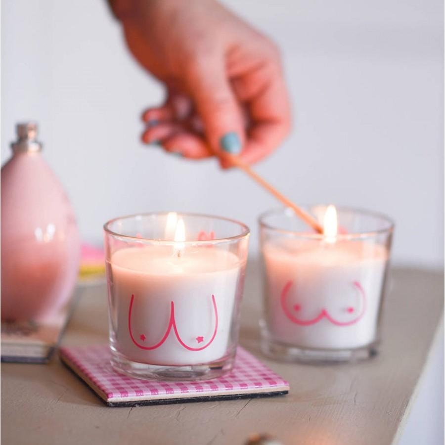 زفاف - Personalised Boob Candles, Customised Breast Candles, Boobalicious Candles With Customised Message, Gift For Her, Breastfeeding Gift