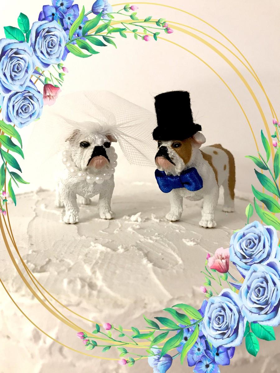 Mariage - Select your breed- Wedding Cake Topper With Dog, Wedding Cake Topper, Dog Cake Topper For Wedding, Animal Cake Topper, Cake Topper