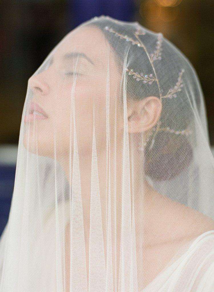 Mariage - IVORY Silk Tulle Bridal Veil 3 yards x 68 inches