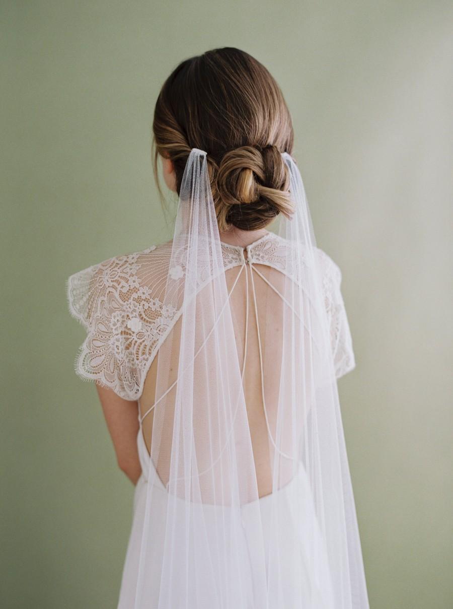 زفاف - Draped Wedding Veil, Draped Bridal Veil, Draped Veil, Draped Bridal Veil, Long Veil, Ivory Veil, Ivory Draped Veil, Boho Veil 