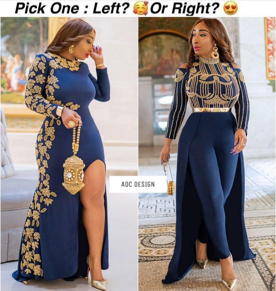 زفاف - Monza Dress or Majesty Jumpsuit ( Navy Blue ) For Gala // Prom // Bridesmaids // Babyshower // wedding guest