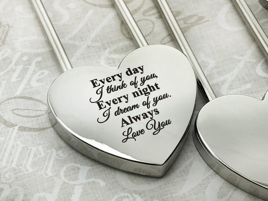 Mariage - Personalized Silver Heart Love Padlock With Key, Love Lock, Heart Lock, Custom Lock, Engraved Love Lock, Silver Padlock, Love Wedding Gifts