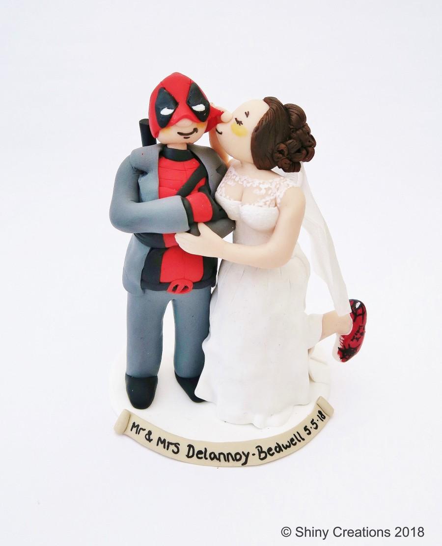 Hochzeit - Personalised Geek Wedding Cake Topper