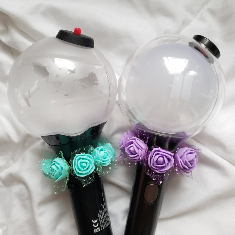 زفاف - BTS Lightstick Flower Crown
