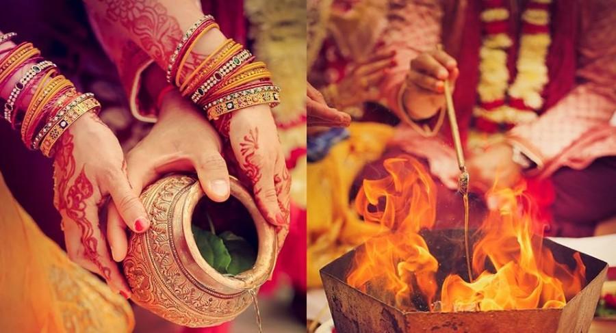 Wedding - Which Gujarati Wedding Traditions Are Performed On The Wedding Day?