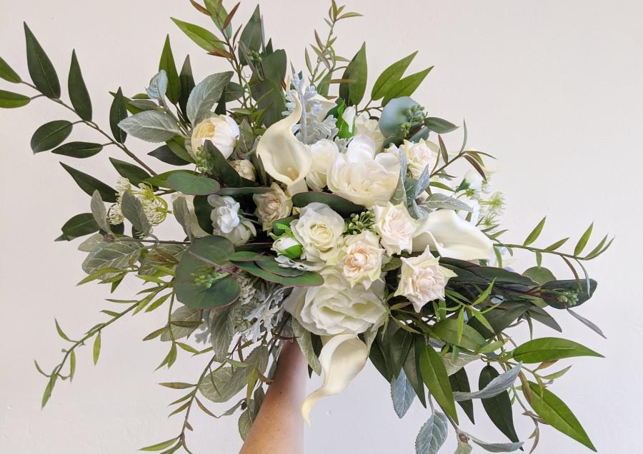 Hochzeit - Wedding Bouquet, Bridal Bouquet, Artificial Flower Bouquet, Silk Flower Bouquet,  Flower Bouquet, Wedding Flowers, Silk Flowers, Bouquet