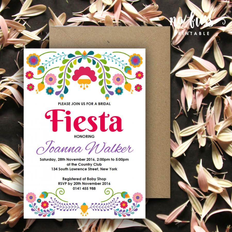 Wedding - Fiesta Invitation 
