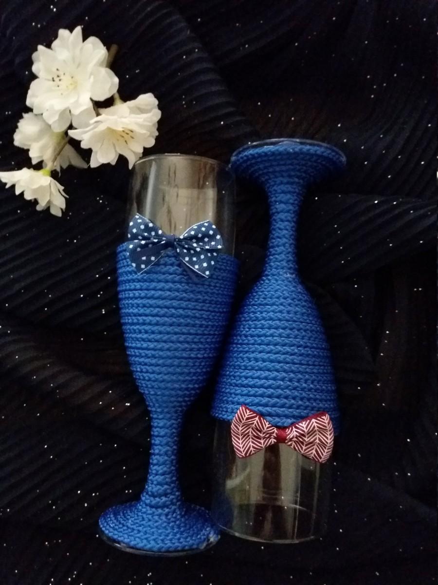 Mariage - "Harry & Oliver" champagne flutes