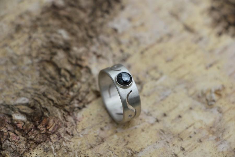 Mariage - Fairy ring with hematite