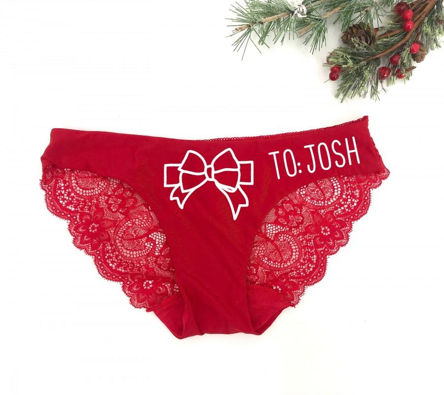 Wedding - Funny Custom Underwear, Sexy Lingerie, Christmas Gift, Cute Funny Gift, Gift For Boyfriend, Bridal Gift, Lingerie Gift, Christmas Gift