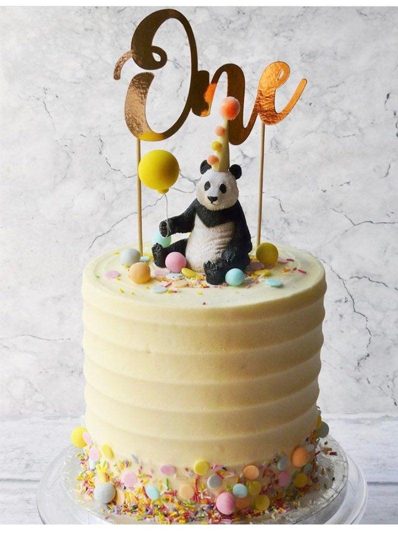 Wedding - Panda Cake Topper-Party Animal-Cake Topper-Wild One-Two Wild-Jungle Party-Zoo Party-Zoo Animal-Animal Cake Topper-1st Birthday-2nd Birthday