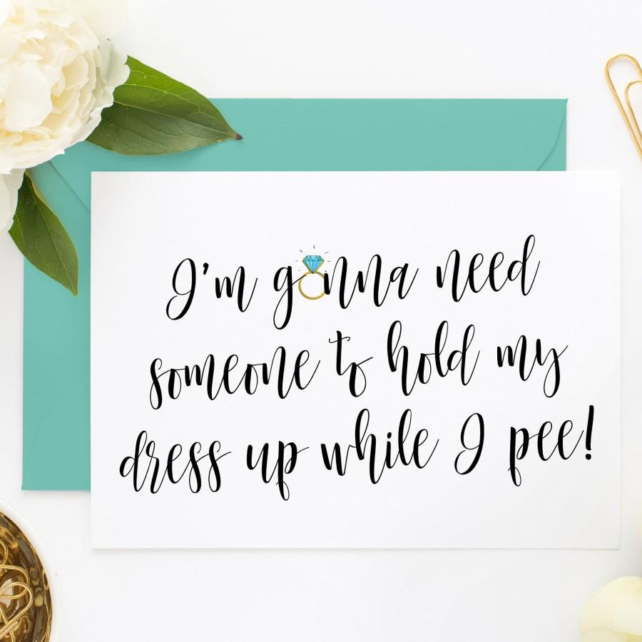 Hochzeit - Funny Asking Cards, Funny Bridesmaid Proposal Cards, Funny Maid of Honor, Be My Bridesmaid, Be My MOH, Be My Maid of Honor